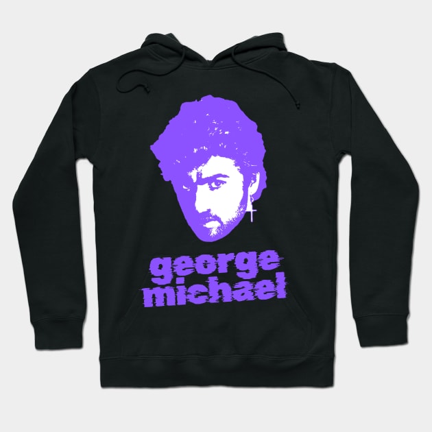 George michael ||| 80s sliced Hoodie by MertuaIdaman